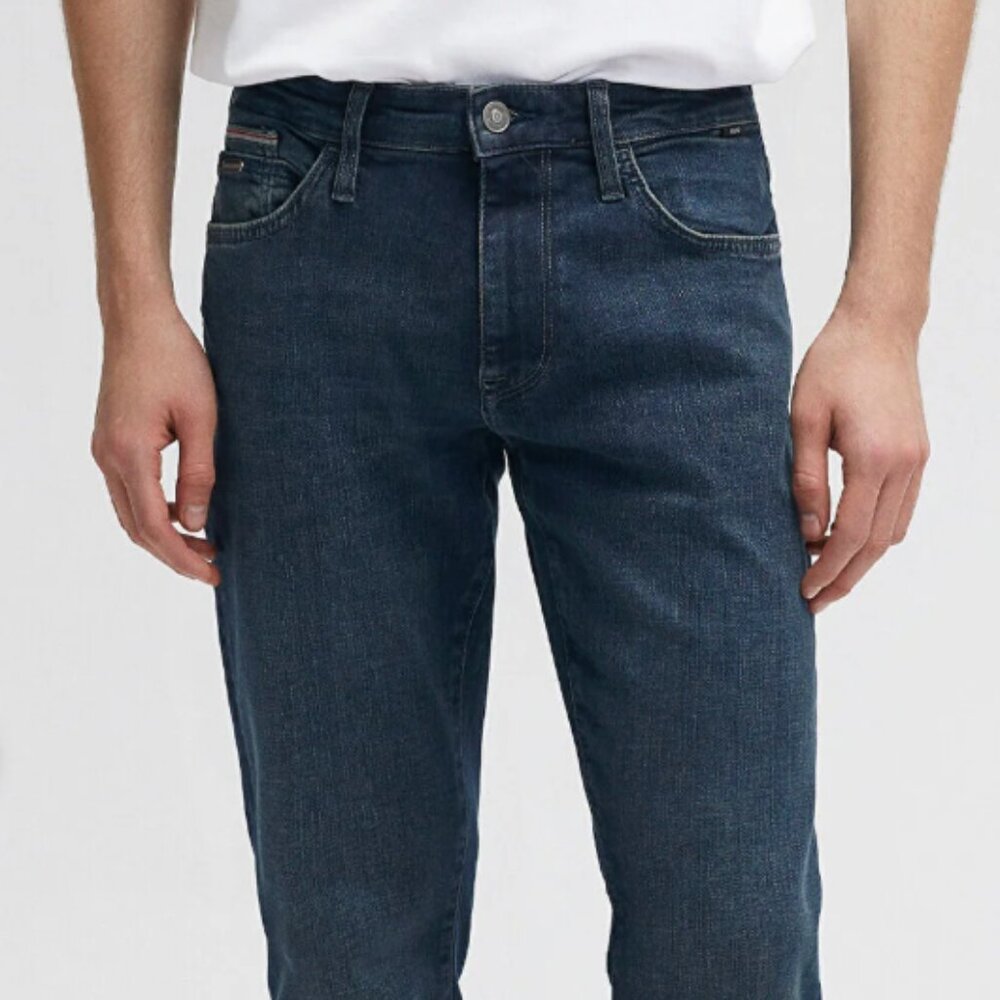 Mavi Martin Men Straight Leg Jeans Dark Blue Denim Pants Size 33X34